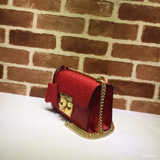 Hyper Peter bag Gucci Padlock Signature shoulder GUCCI small 0824